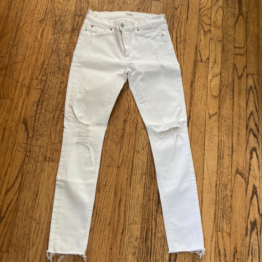 Hudson Jeans Women's Skinny Jeans - White Size 27